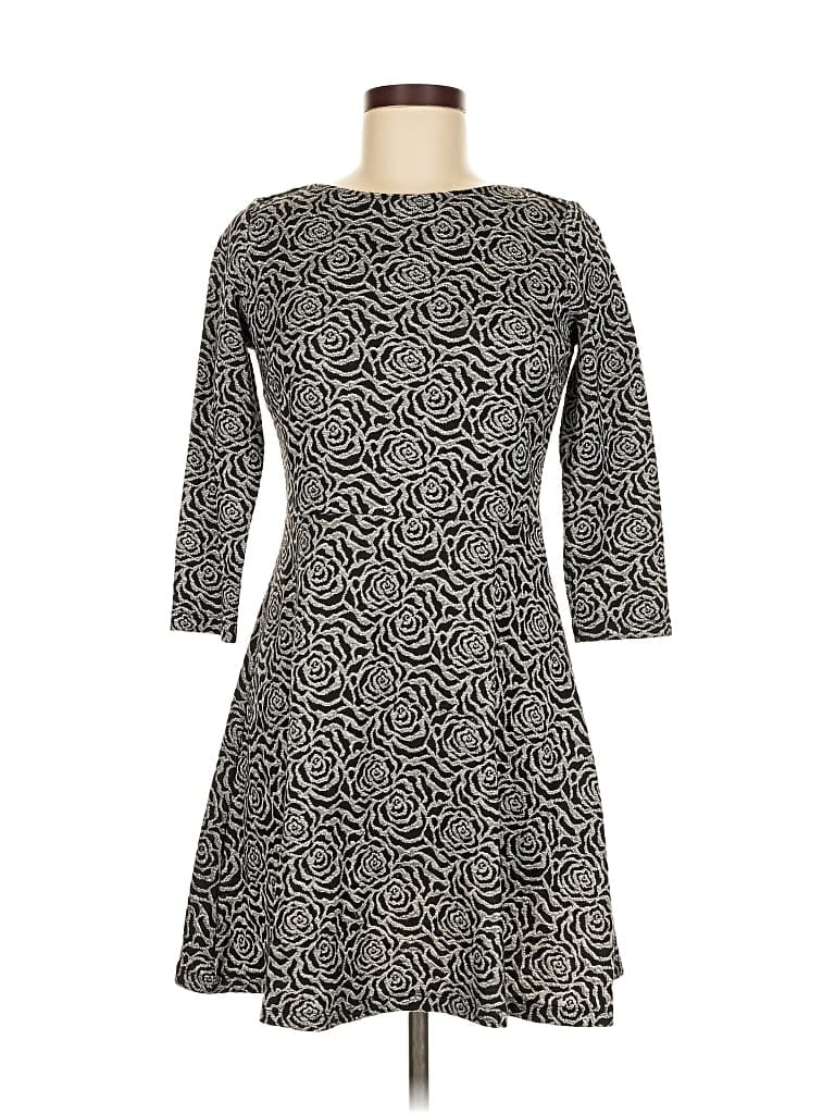 Pre-owned Ann Taylor Loft Outlet Casual Dress In Gray