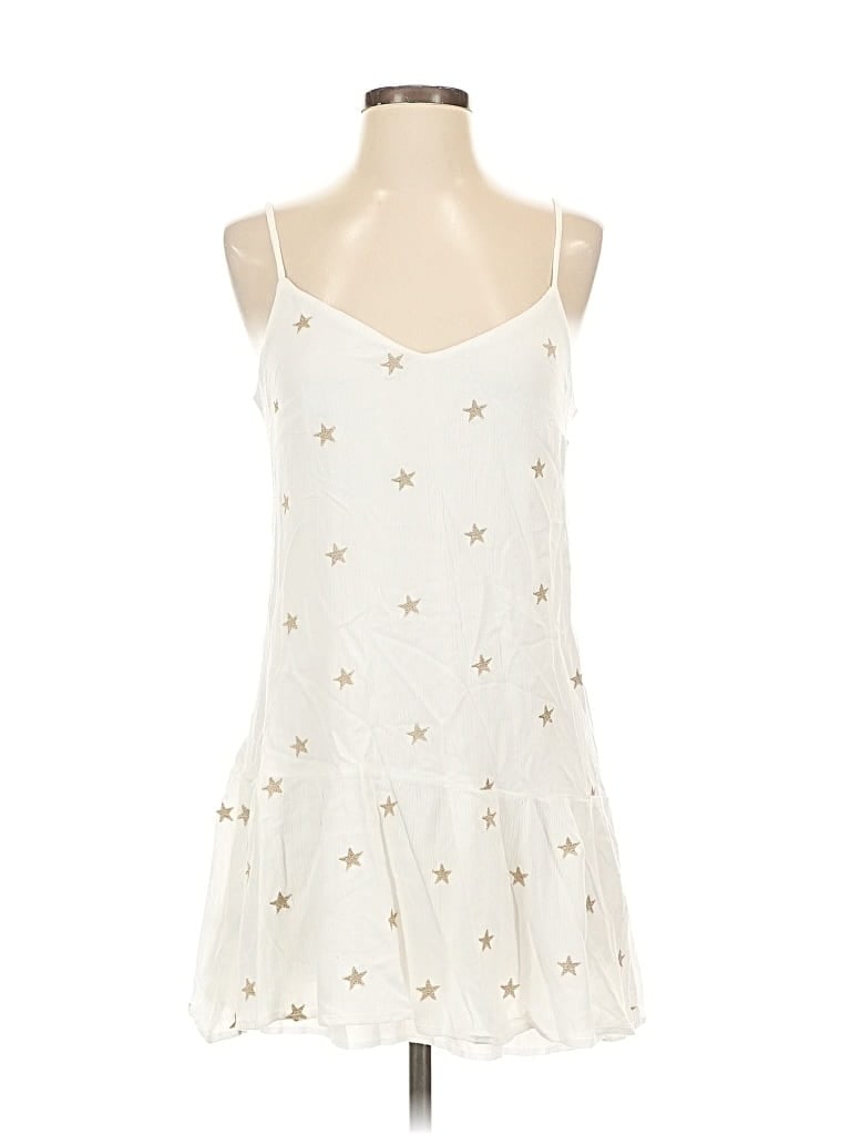 Pre-owned Mi Ami Casual Dress In White