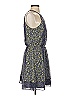 Joie 100% Polyester Paisley Blue Cocktail Dress Size S - photo 4