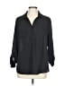 Unbranded 100% Polyester Black 3/4 Sleeve Blouse Size L - photo 1