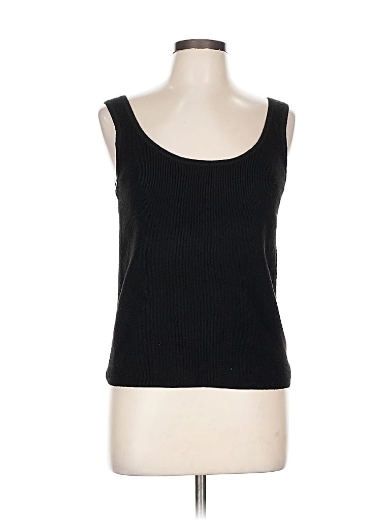 A NEW DAY Pre-owned Tank Top Black Strapless Neckline Tops