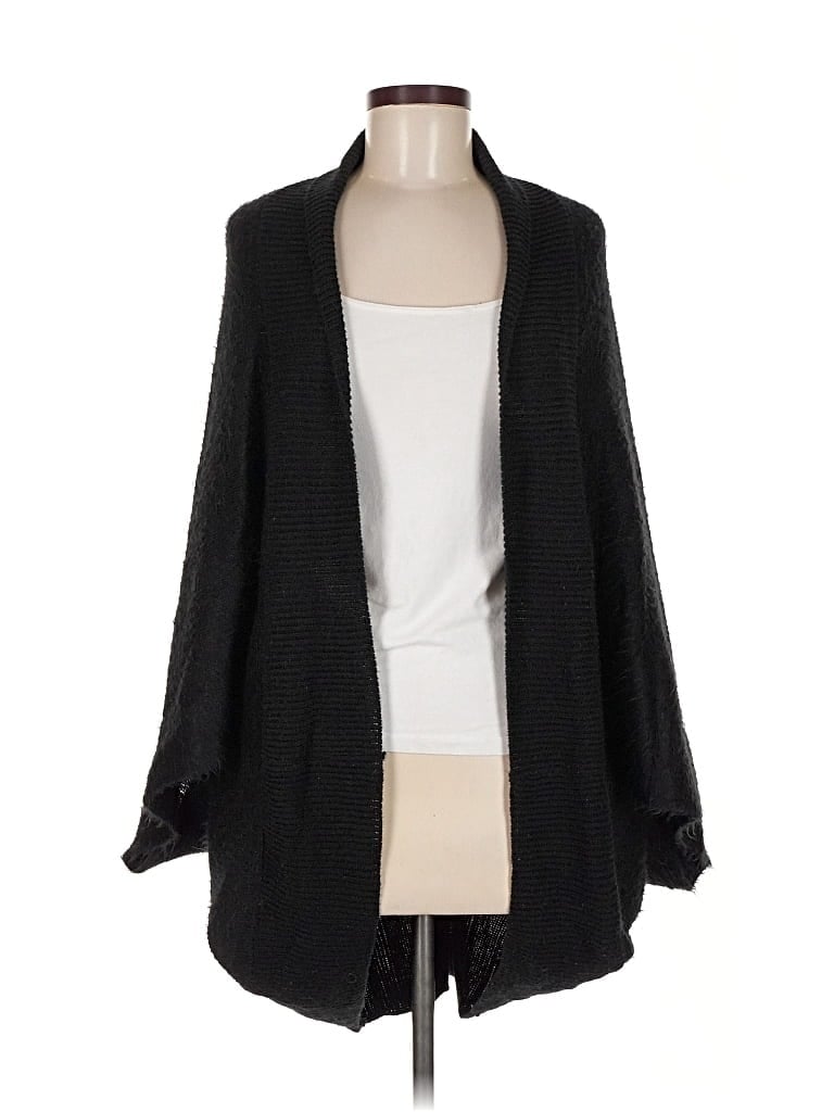Pre-owned Vince Camuto Cardigan Sweater In Black