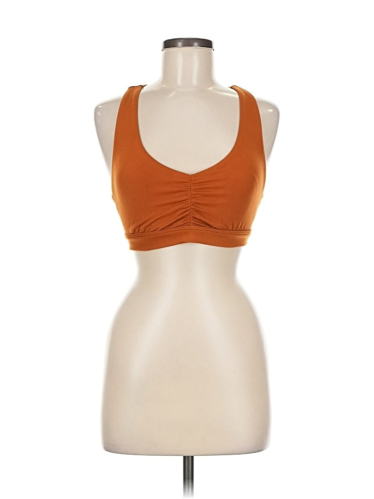Pre-owned Offline By Aerie Tank Top Orange Halter Neckline Tops