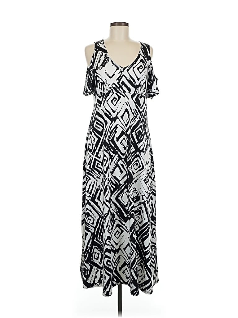 Pre-owned Slinky Brand Casual Dress In Silver