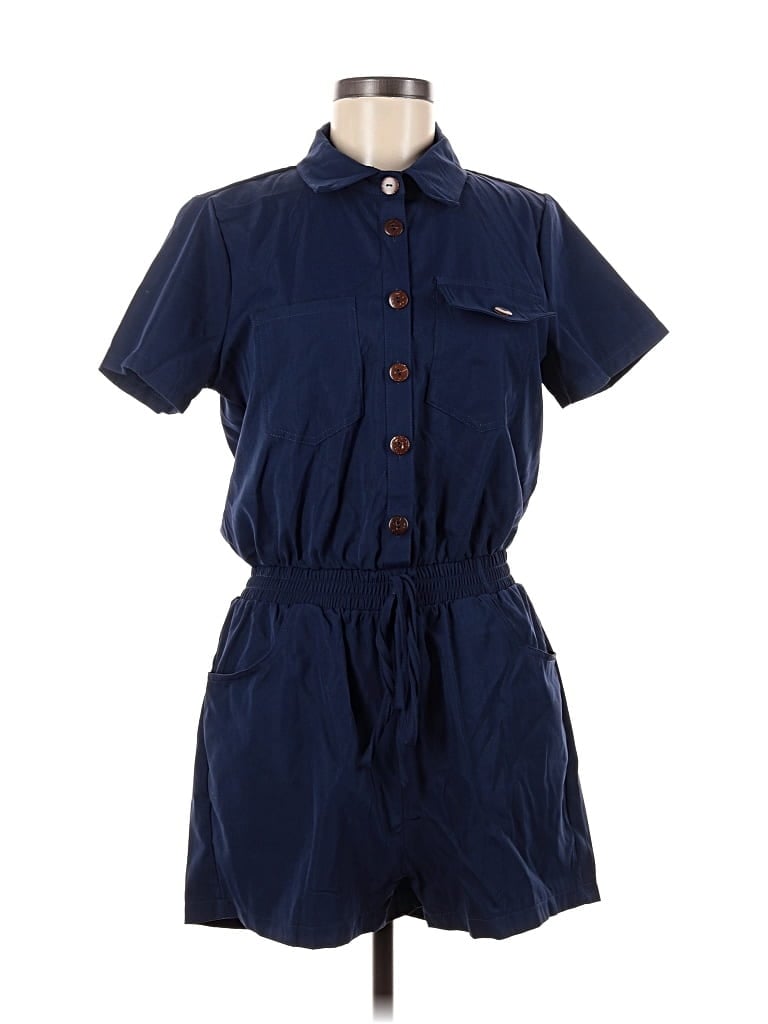 Pre-owned Shein Romper In Blue
