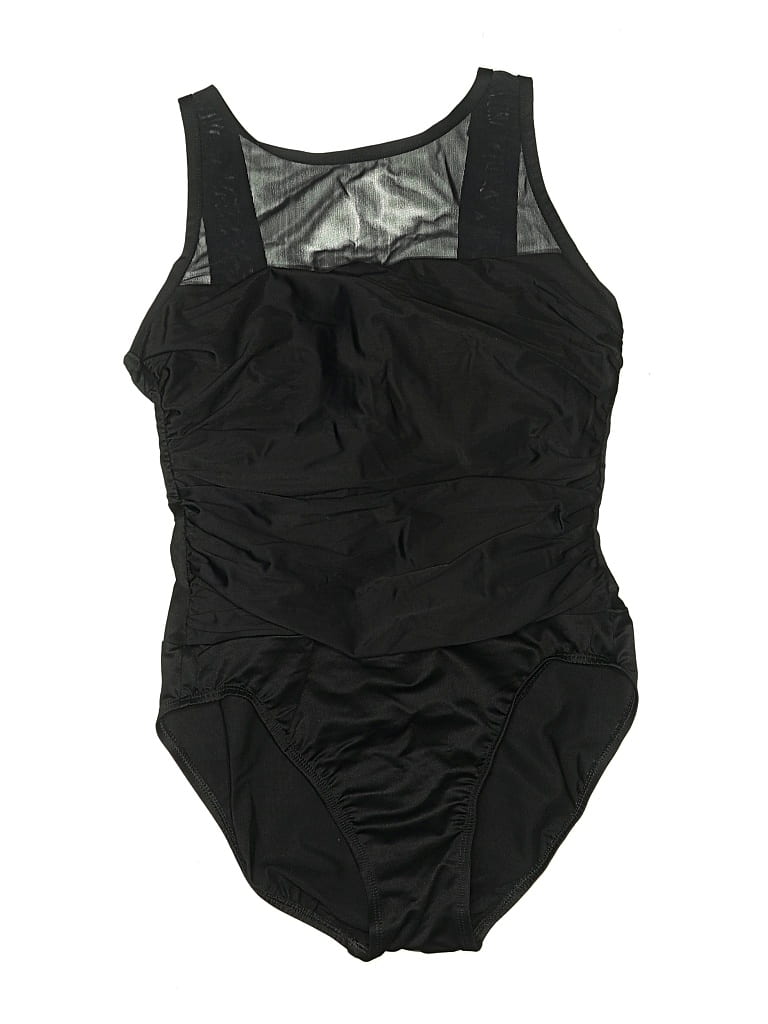Pre-owned Miraclesuit One Piece Swimsuit In Black