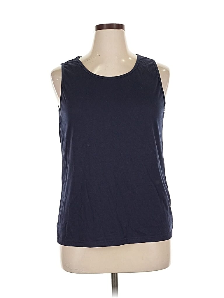 PRETTYGARDEN Pre-owned Sleeveless T-shirt In Blue