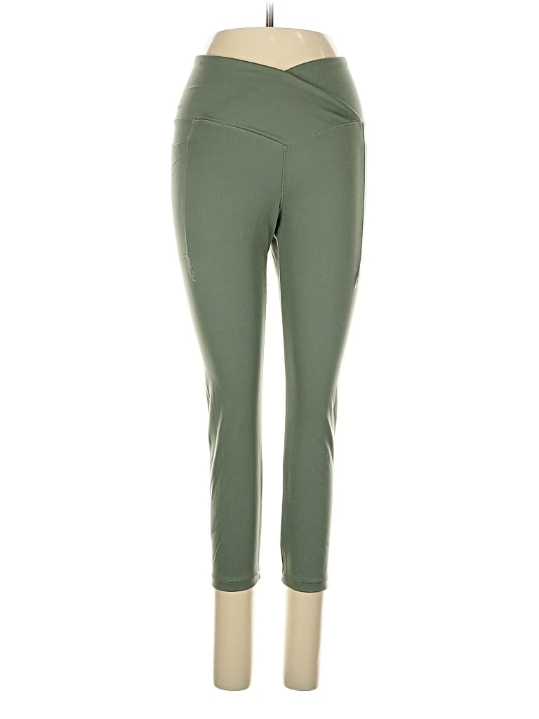 Pre-owned Danskin Active Pants In Green