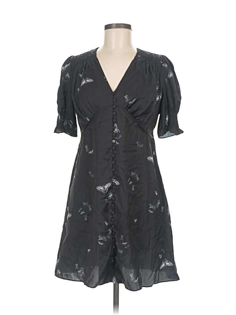 Pre-owned Allsaints Casual Dress In Gray