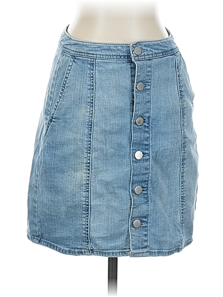 Pre-owned A New Day Denim Skirt In Blue