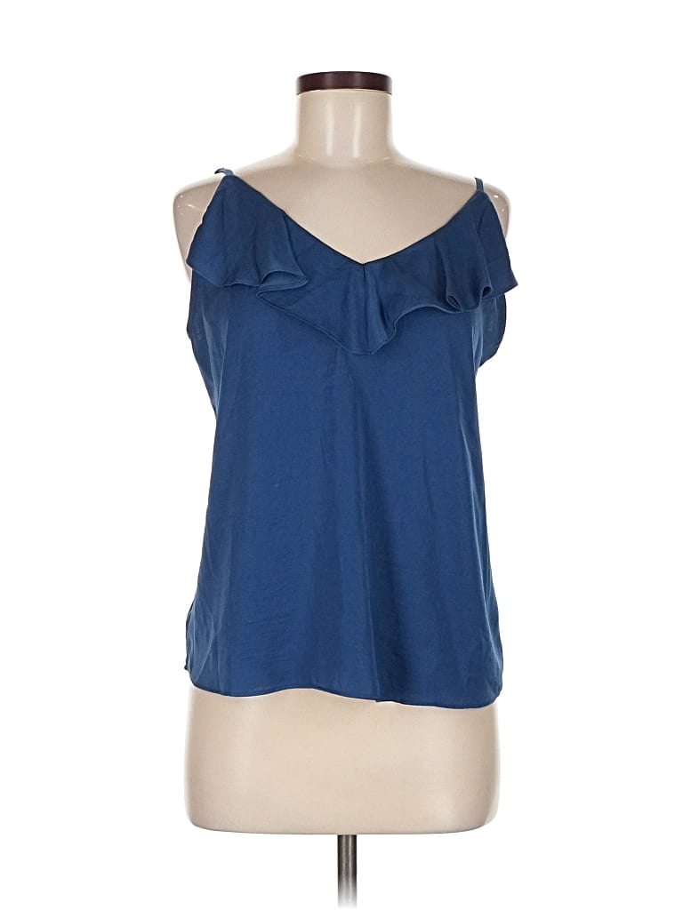 Pre-owned Banana Republic Factory Store Sleeveless Blouse In Blue