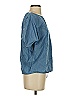MICHAEL Michael Kors Blue Short Sleeve Blouse Size XS - photo 4
