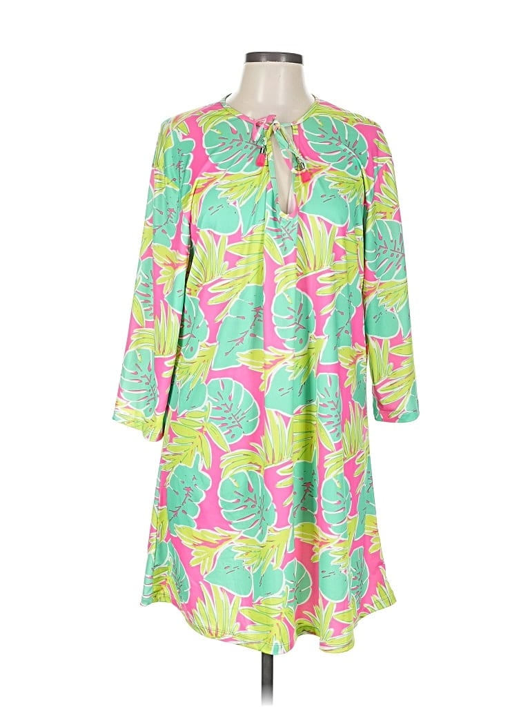 Pre-owned Assorted Brands Casual Dress In Green