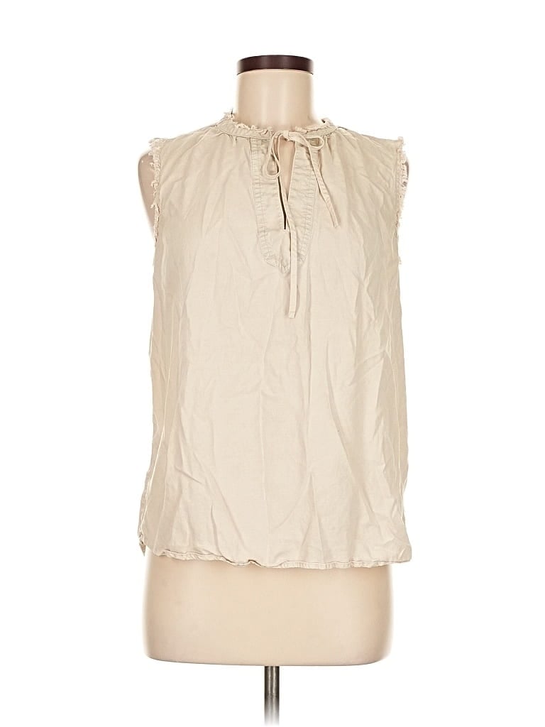 BELLA DAHL Pre-owned Sleeveless Blouse In White