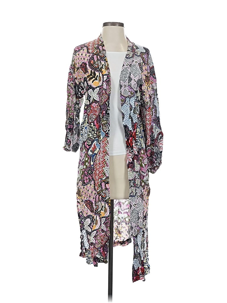 Pre-owned Ann Taylor Loft Kimono In Purple