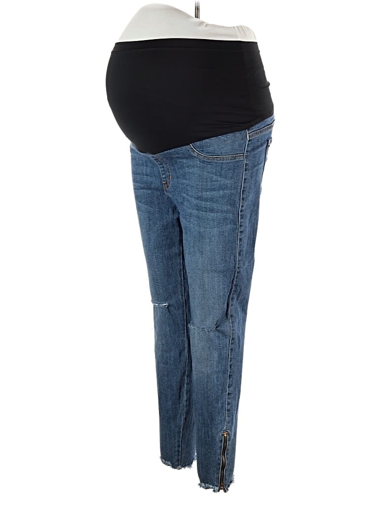 Pre-owned Just Black Jeans In Blue