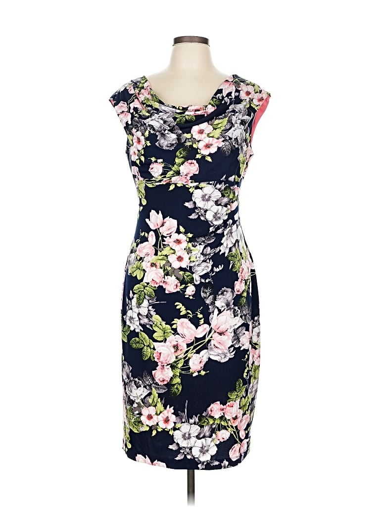 Click to view more detailed imagery on our partner's website Pre-owned Connected Apparel Cocktail Dress In Blue