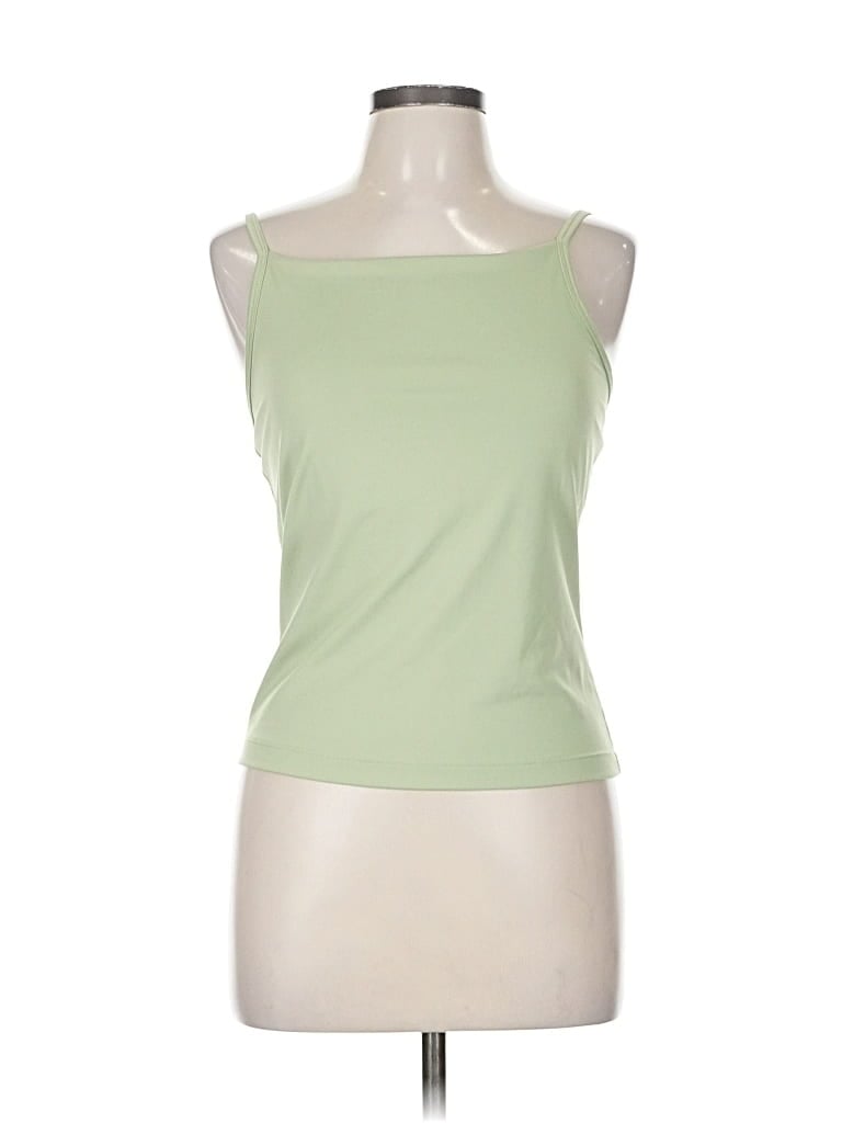 JG HOOK Pre-owned Tank Top Green Strapless Neckline Tops