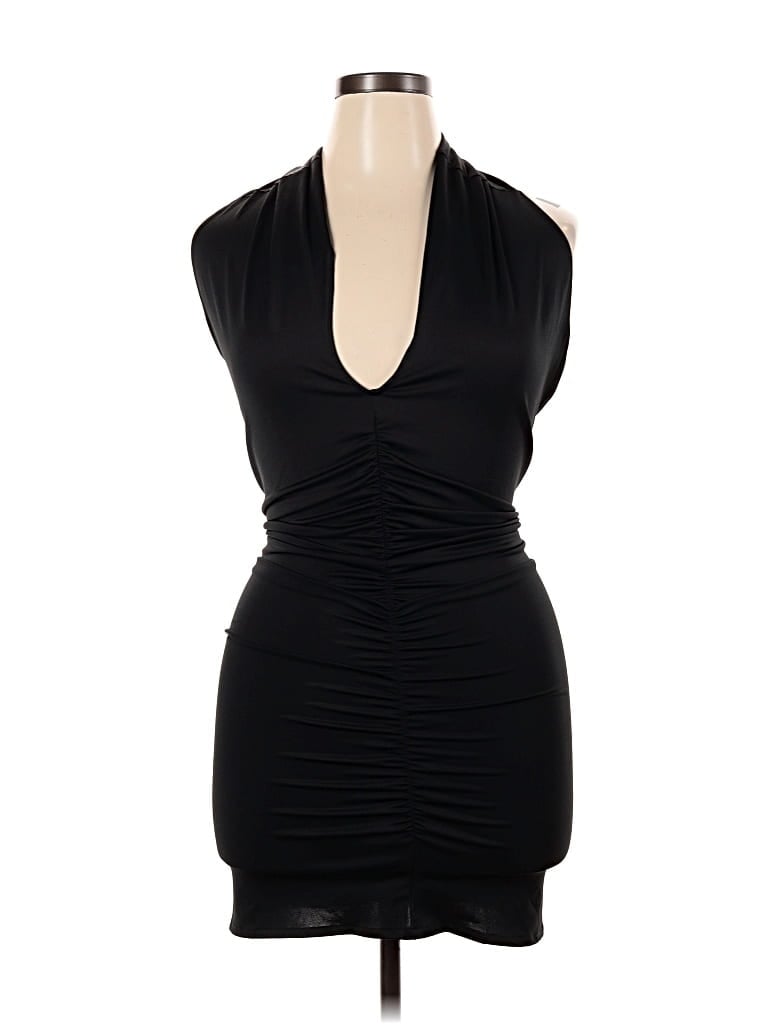 Pre-owned Moda International Cocktail Dress In Black