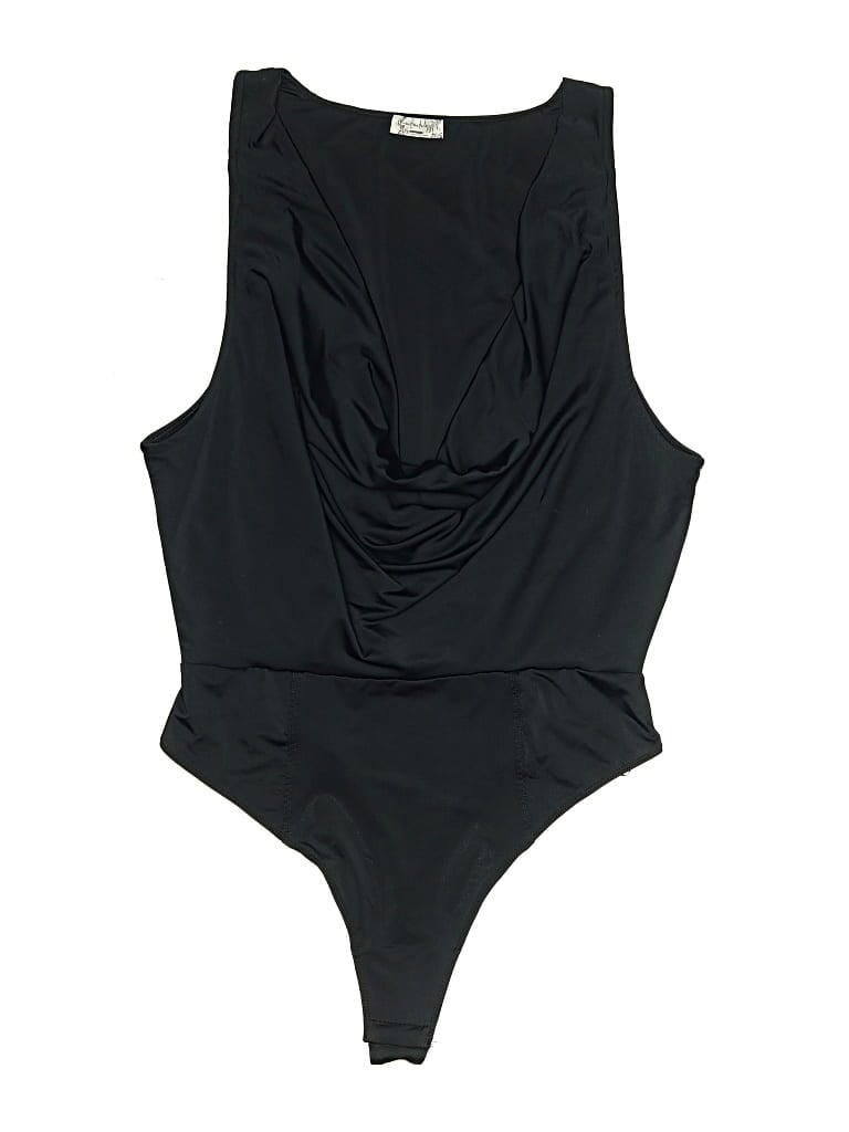 Pre-owned Intimately By Free People Bodysuit In Black