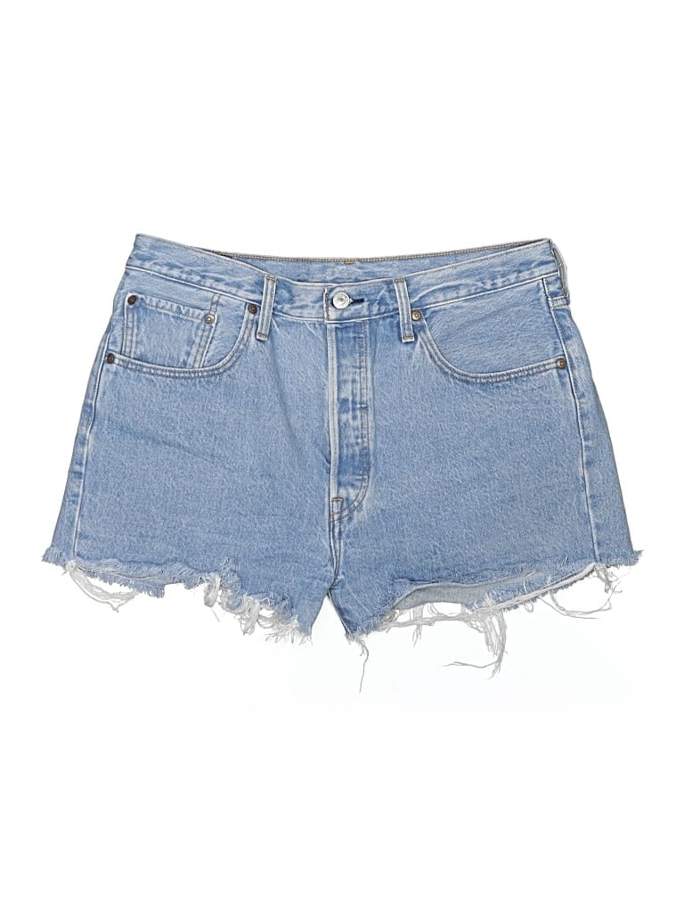 Click to view more detailed imagery on our partner's website Pre-owned Levi's Denim Shorts In Blue