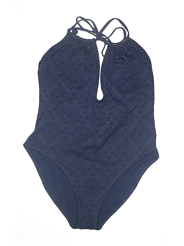 Pre-owned Aerie One Piece Swimsuit In Blue