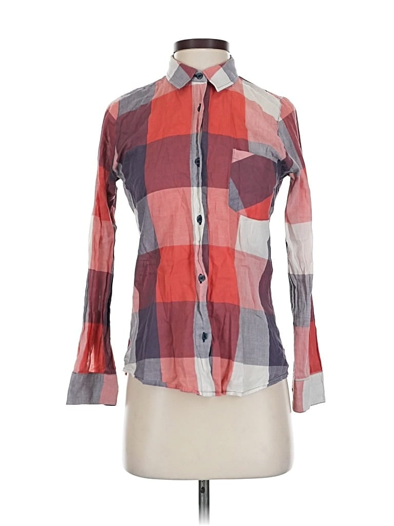 Pre-owned Rails Long Sleeve Button Down Shirt In Red