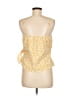Blu Pepper 100% Polyester Yellow Sleeveless Blouse Size M - photo 2