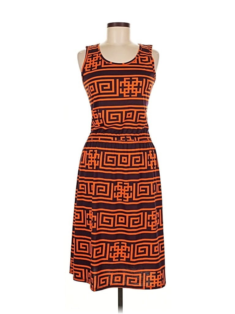Pre-owned Lularoe Casual Dress In Orange