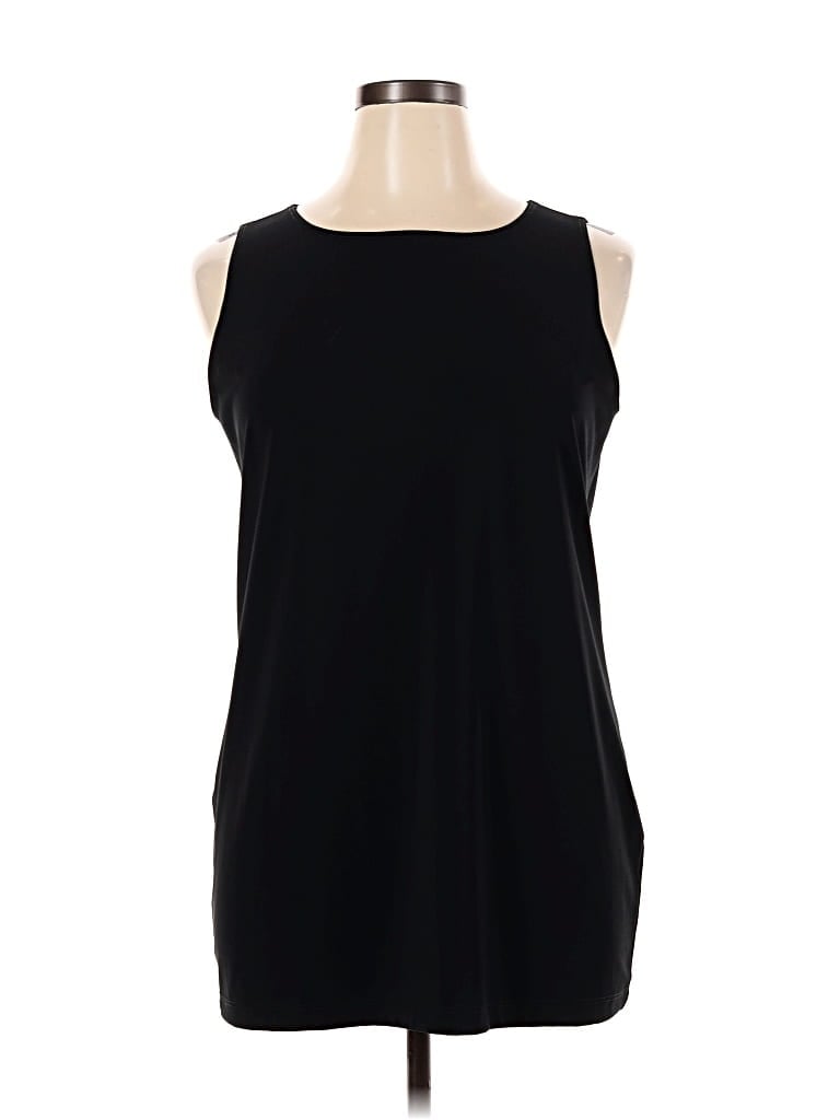 Pre-owned Chico's Sleeveless T-shirt In Black