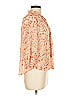 Mine Orange 3/4 Sleeve Blouse Size M - photo 4