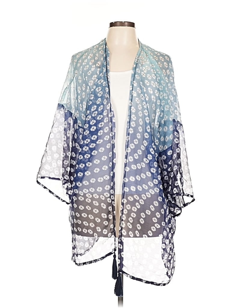 Click to view more detailed imagery on our partner's website Pre-owned Unbranded Kimono In Blue