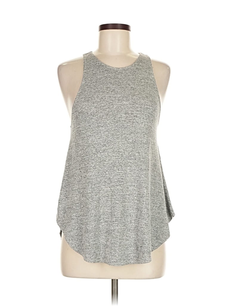 Pre-owned Wilfred Free Tank Top Gray Halter Neckline Tops