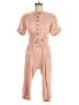 Roolee Solid Tan Pink Jumpsuit Size M - photo 1