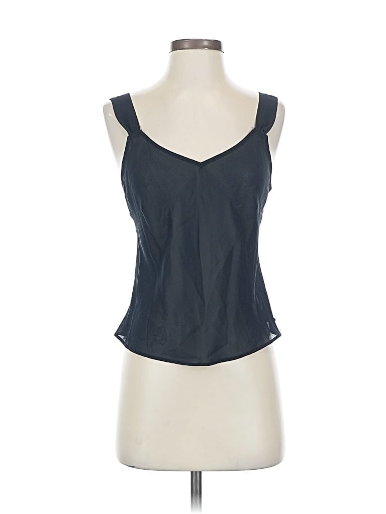 Pre-owned Petite Sophisticate Sleeveless Blouse In Gray
