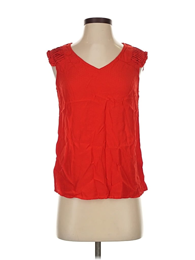 Click to view more detailed imagery on our partner's website Pre-owned Skies Are Blue Sleeveless Blouse In Red