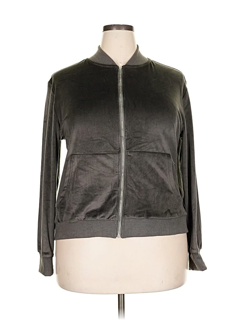 Pre-owned Assorted Brands Cardigan Sweater In Gray