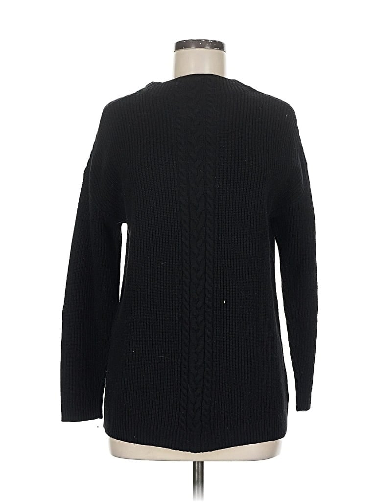 Pre-owned Talbots Cardigan Sweater In Black
