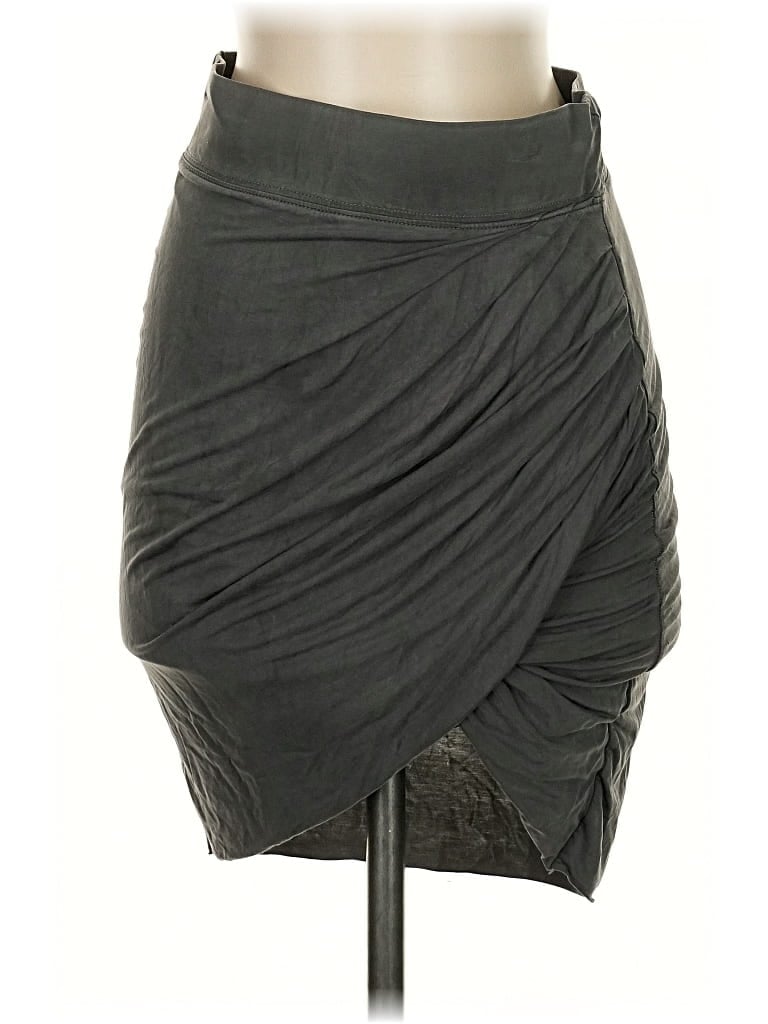 Pre-owned Helmut Lang Casual Skirt In Gray