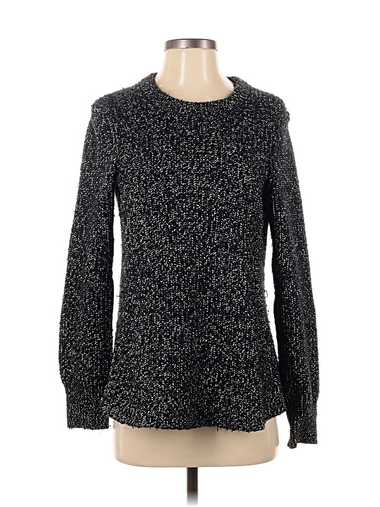 Pre-owned Athleta Pullover Sweater In Black