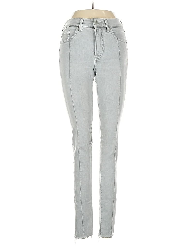 Pre-owned Express Jeans In Gray