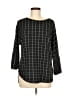 Max Studio Plaid Black 3/4 Sleeve T-Shirt Size M - photo 1