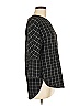 Max Studio Plaid Black 3/4 Sleeve T-Shirt Size M - photo 4