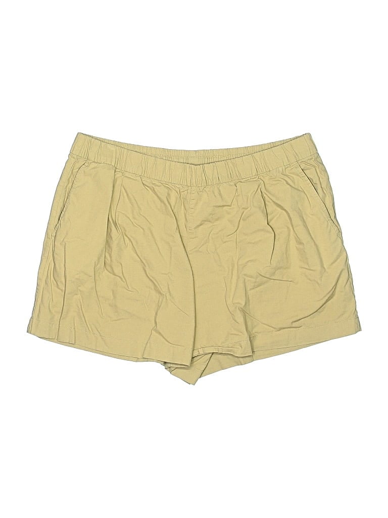 Pre-owned Uniqlo Khaki Shorts In Gold