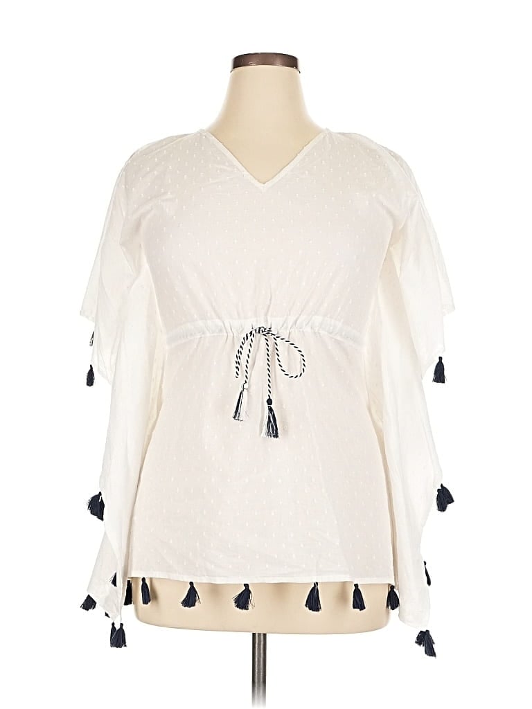 Pre-owned Assorted Brands Long Sleeve T-shirt In White