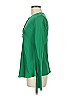 DKNY Green Long Sleeve Blouse Size 8 - photo 5