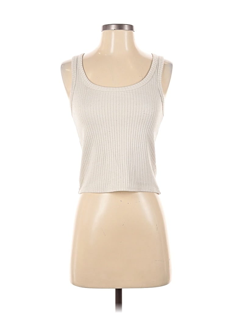 Click to view more detailed imagery on our partner's website Pre-owned American Eagle Outfitters Tank Top Ivory Strapless Neckline Tops In White