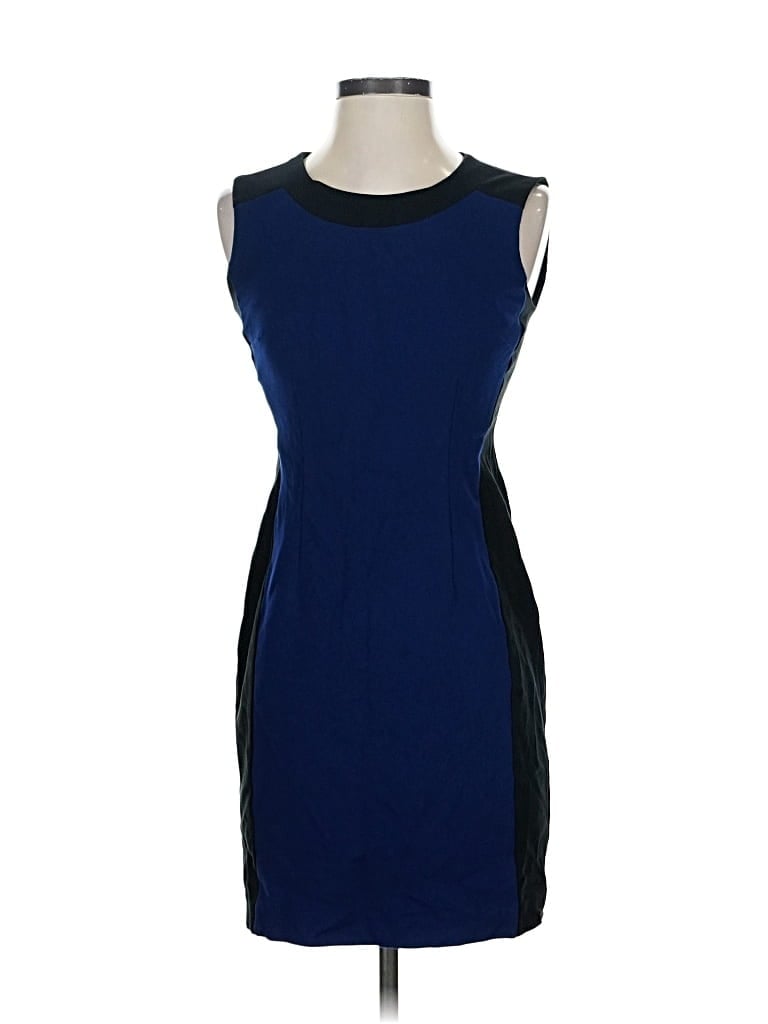 Pre-owned Ann Taylor Cocktail Dress In Blue