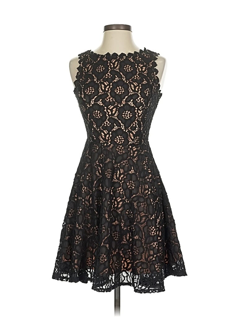 Pre-owned City Triangles Cocktail Dress In Black