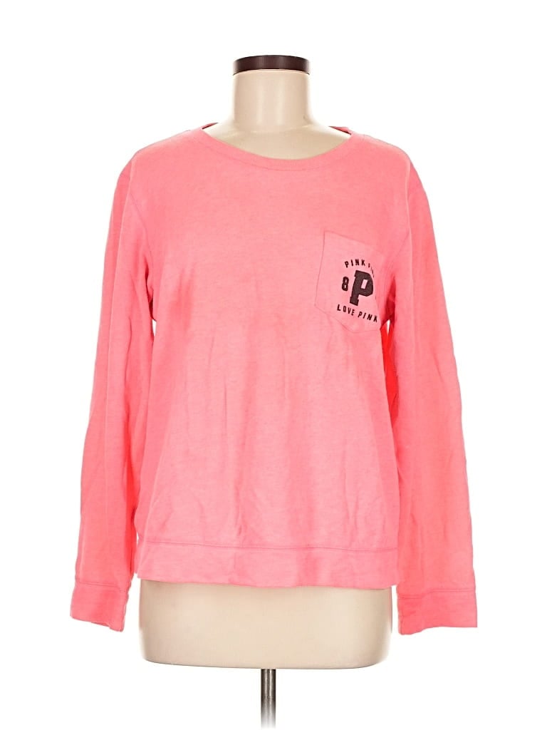 Pre-owned Victoria's Secret Pink Sweatshirt In Pink